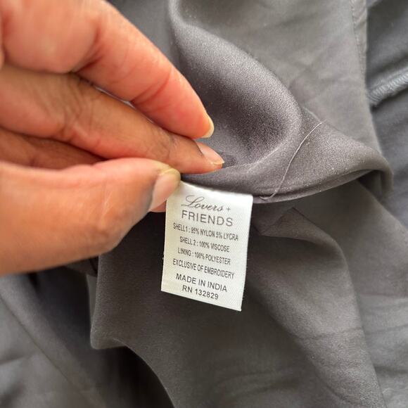 Lovers and Friends Black Wildfire Mini Dress Size Small - Picture 10 of 10